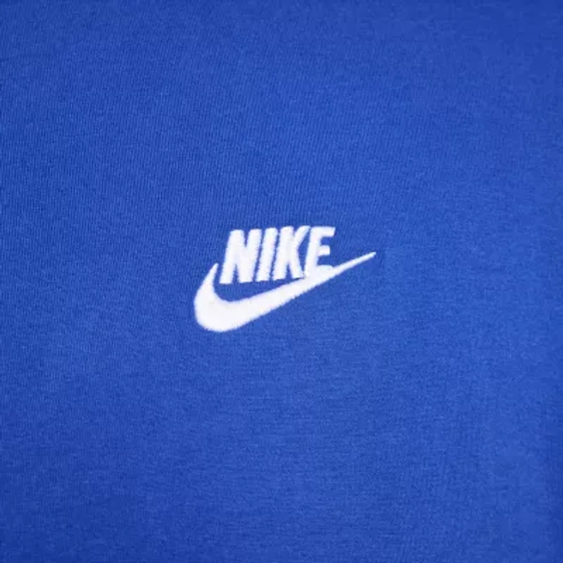 Nike Club Mens Crew Neck Long Sleeve Quick Dry Active Big and Tall T-Shirt