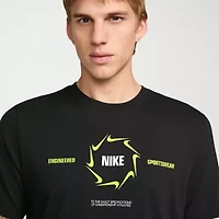 Nike Mens Crew Neck Short Sleeve Regular Fit Big and Tall Graphic T-Shirt