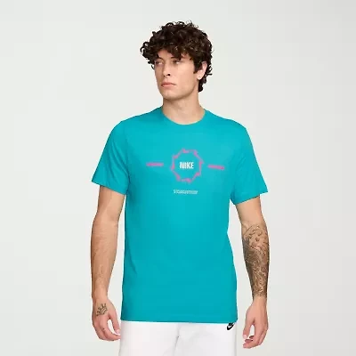 Nike Mens Crew Neck Short Sleeve Regular Fit Big and Tall Graphic T-Shirt