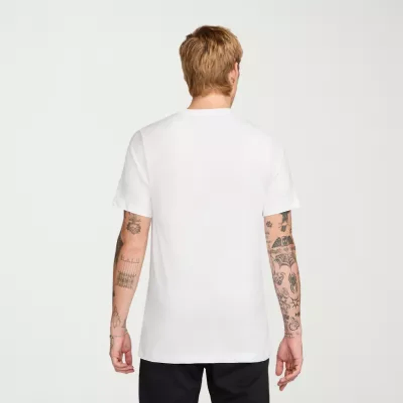 Nike Just Do It Mens Crew Neck Short Sleeve Regular Fit Big and Tall Graphic T-Shirt