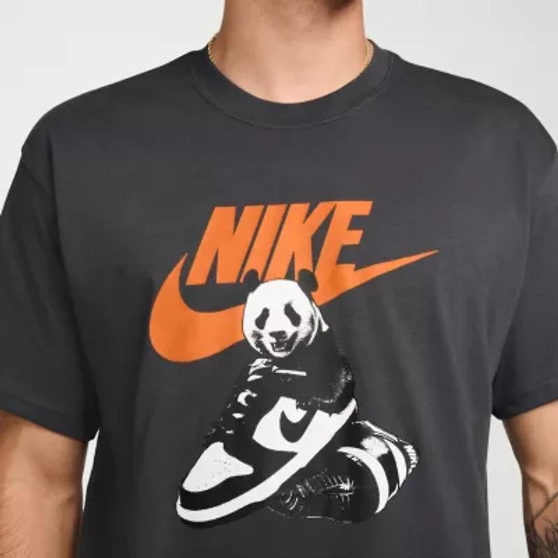 Nike Mens Crew Neck Short Sleeve Regular Fit Big and Tall Graphic T-Shirt