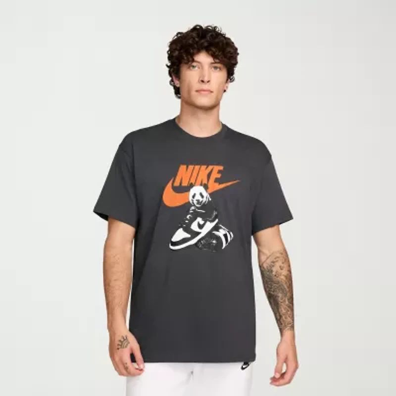 Nike Mens Crew Neck Short Sleeve Regular Fit Big and Tall Graphic T-Shirt