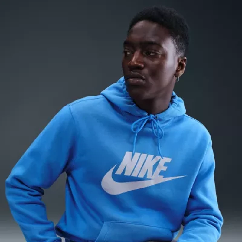 Nike Club Mens Long Sleeve Active Big and Tall Hoodie