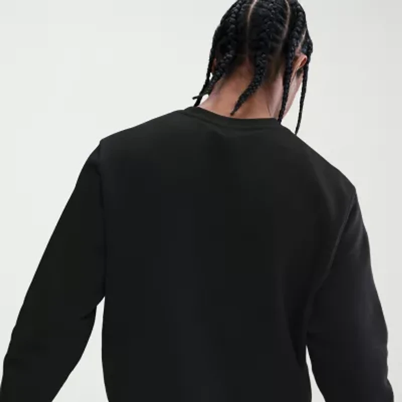 Nike Club Mens Crew Neck Long Sleeve Big and Tall Sweatshirt