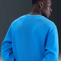 Nike Club Mens Crew Neck Long Sleeve Big and Tall Sweatshirt