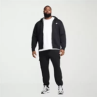 Nike Club Mens Long Sleeve Zipper Active Big and Tall Hoodie
