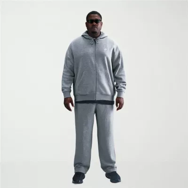 Nike Mens Long Sleeve Fleece Zipper Active Big and Tall Hoodie