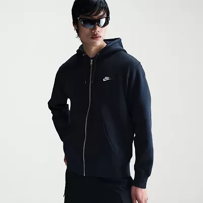Nike Mens Long Sleeve Fleece Zipper Active Big and Tall Hoodie