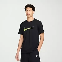 Nike Mens Crew Neck Short Sleeve Regular Fit Big and Tall Graphic T-Shirt