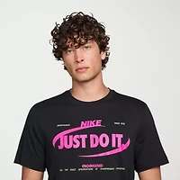 Nike Mens Crew Neck Short Sleeve Regular Fit Big and Tall Graphic T-Shirt