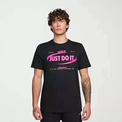 Nike Mens Crew Neck Short Sleeve Regular Fit Big and Tall Graphic T-Shirt