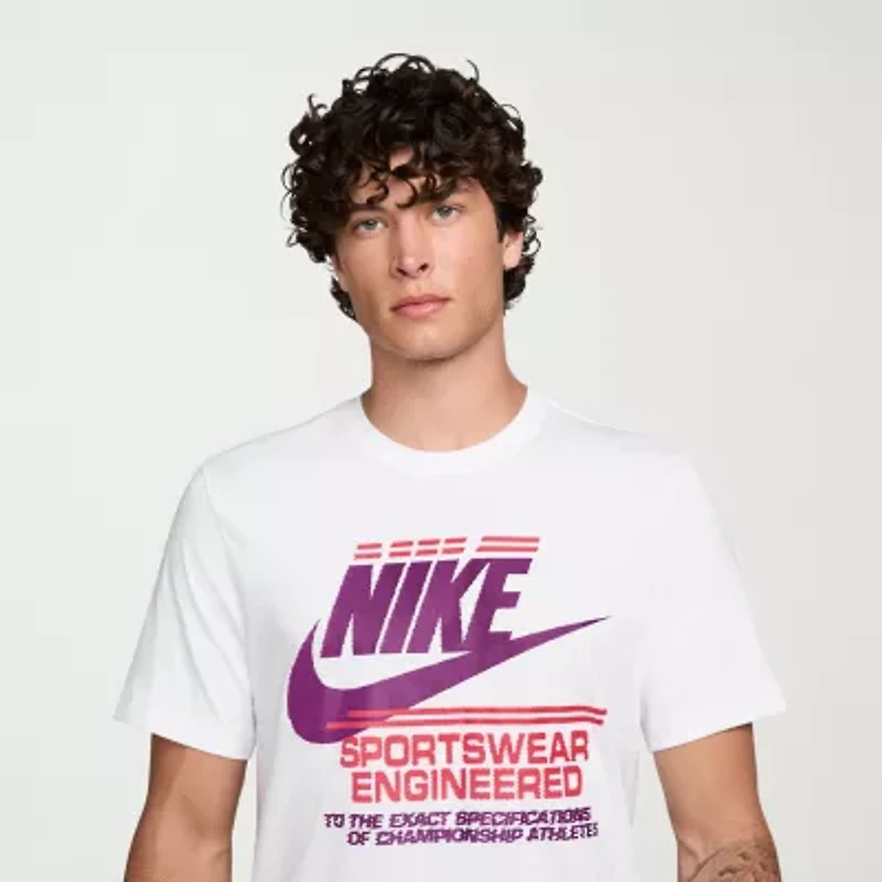 Nike Mens Crew Neck Short Sleeve Regular Fit Big and Tall Graphic T-Shirt