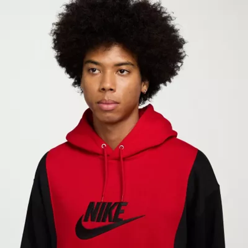 Nike Club Mens Long Sleeve Fleece Active Big and Tall Hoodie