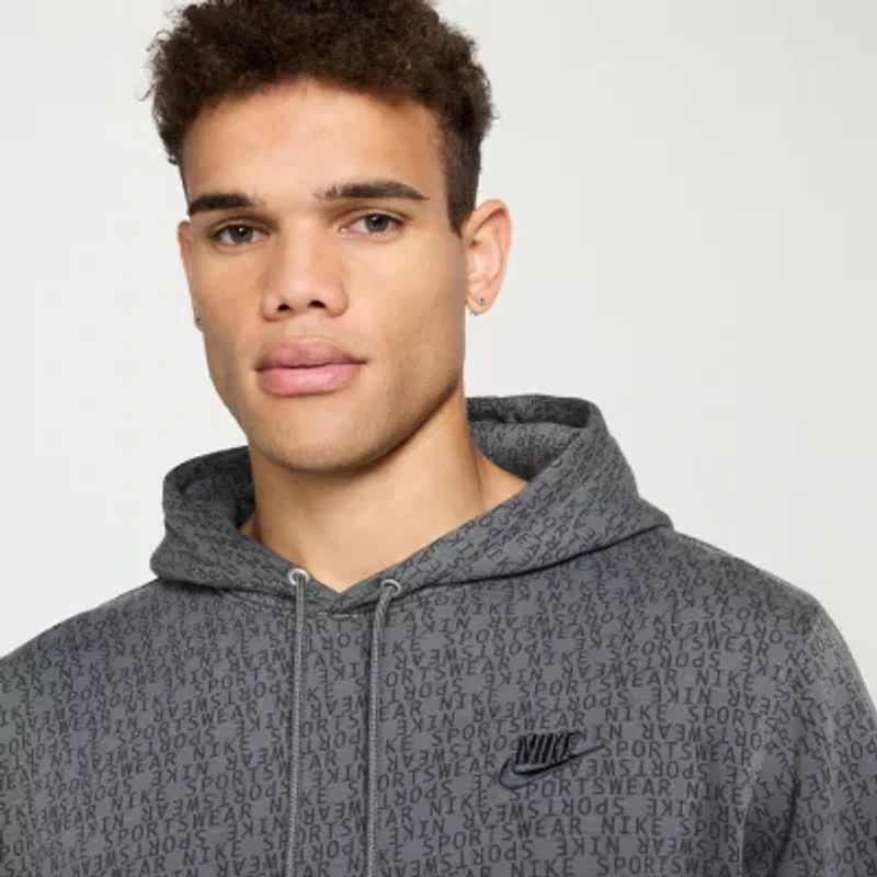 Nike Club Mens Long Sleeve Fleece Active Big and Tall Hoodie