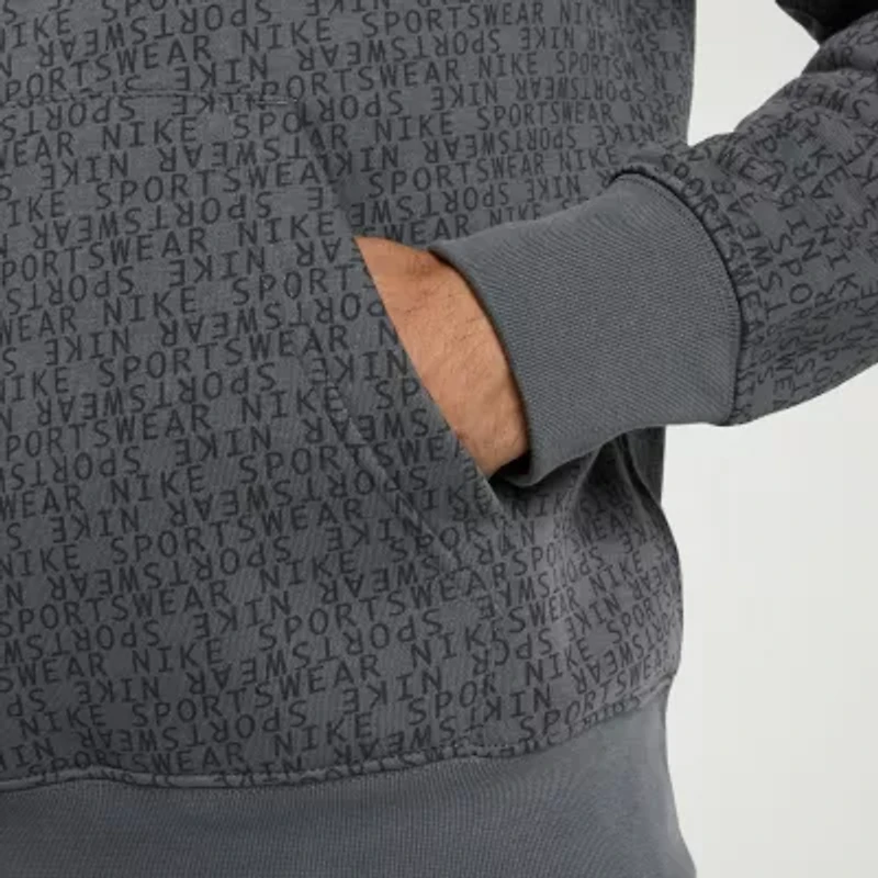 Nike Club Mens Long Sleeve Fleece Active Big and Tall Hoodie