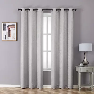 Rhys Grommet Top Blackout Set of 2 Curtain Panel