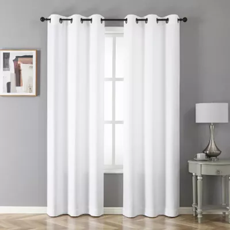 Rhys Grommet Top Blackout Set of 2 Curtain Panel