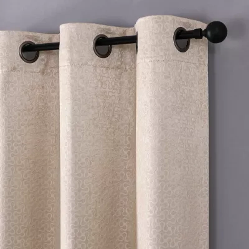 Rhys Grommet Top Blackout Set of 2 Curtain Panel
