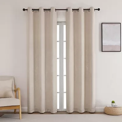 Bard Grommet Top Blackout Set of 2 Curtain Panel