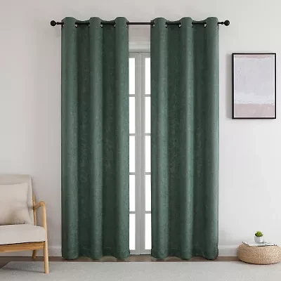 Bard Grommet Top Blackout Set of 2 Curtain Panel