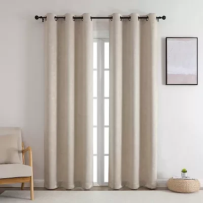 Lara Grommet Top Blackout Set of 2 Curtain Panel