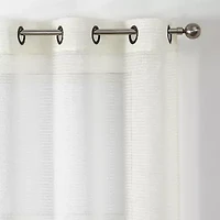 Hoboken Grommet Top Sheer Set of 2 Curtain Panel