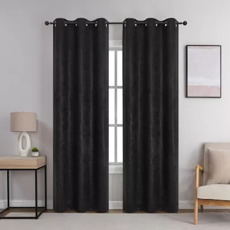Cambrie Grommet Top Blackout Set of 2 Curtain Panel