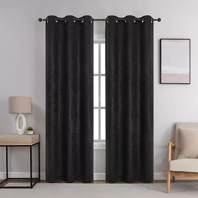 Cambrie Grommet Top Blackout Set of 2 Curtain Panel