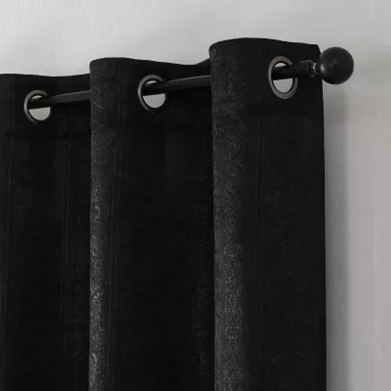 Cambrie Grommet Top Blackout Set of 2 Curtain Panel