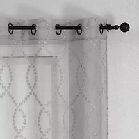 Blake Grommet Top Sheer Set of 2 Curtain Panel