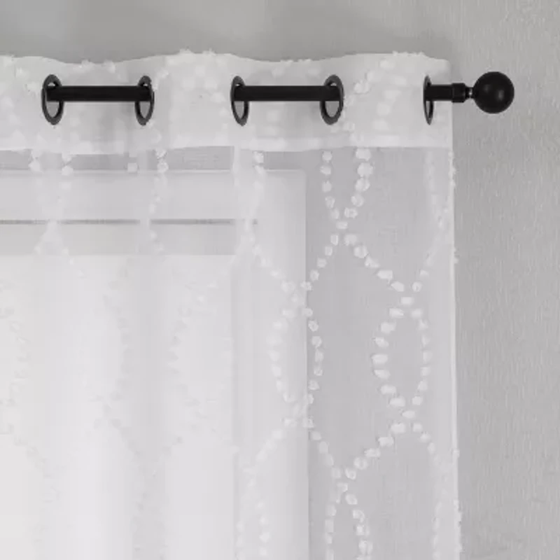 Blake Grommet Top Sheer Set of 2 Curtain Panel