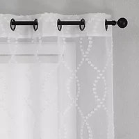 Blake Grommet Top Sheer Set of 2 Curtain Panel