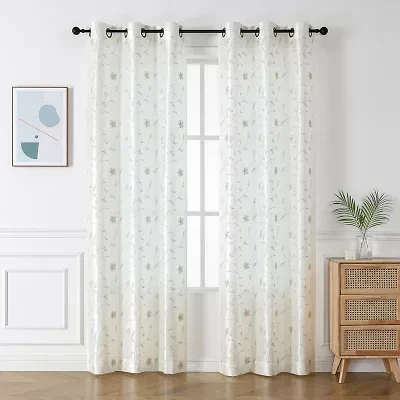 Harlow Grommet Top Light-Filtering Set of 2 Curtain Panel