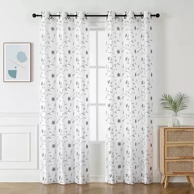 Harlow Grommet Top Light-Filtering Set of 2 Curtain Panel