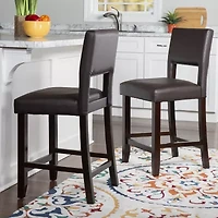 Vega Counter-Height Upholstered Barstool