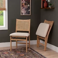 Bonnie Cane Back Folding Chair