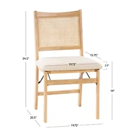 Bonnie Cane Back Folding Chair