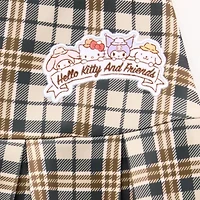 Hello Kitty And Friends Plaid Pleated Skirt Womens Juniors