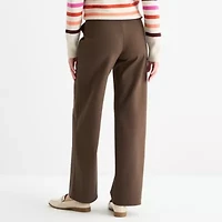 St. John's Bay Womens Tall Wide Leg Pull-On Pant