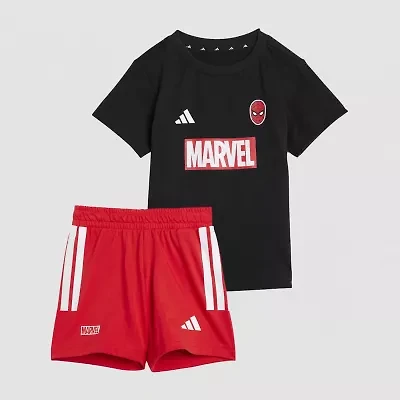adidas Unisex 2-pc. Spiderman Short Set