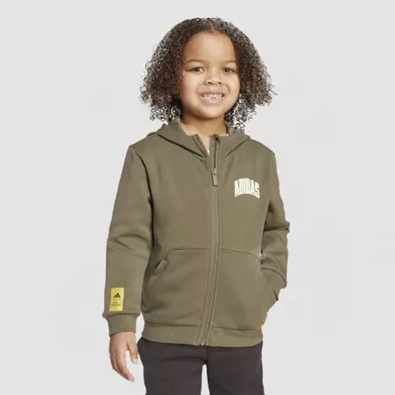 adidas Toddler & Little Unisex Long Sleeve The Simpsons Zipper Hoodie