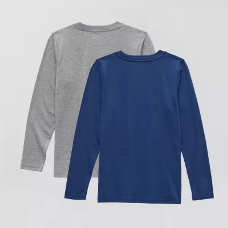 Thereabouts Little & Big Kid Boys Crew Neck Long Sleeve Regular Fit 2-pc. Graphic T-Shirt