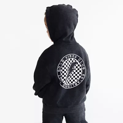Grayson Little Toddler Boys Long Sleeve Fleece Hoodie