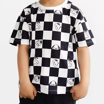 Grayson Little Toddler Boys Crew Neck Short Sleeve Regular Fit Peanuts Snoopy Graphic T-Shirt