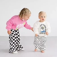 Grayson Little Toddler Girls Wide Leg Drawstring Pant