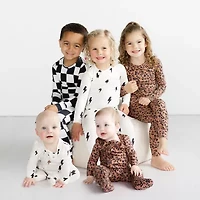 Grayson Little Toddler Boys Crew Neck Long Sleeve 2-pc. Pajama Sets