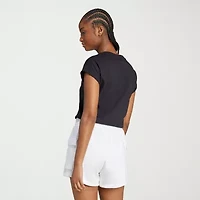 adidas Womens Crew Neck Short Sleeve Active T-Shirt