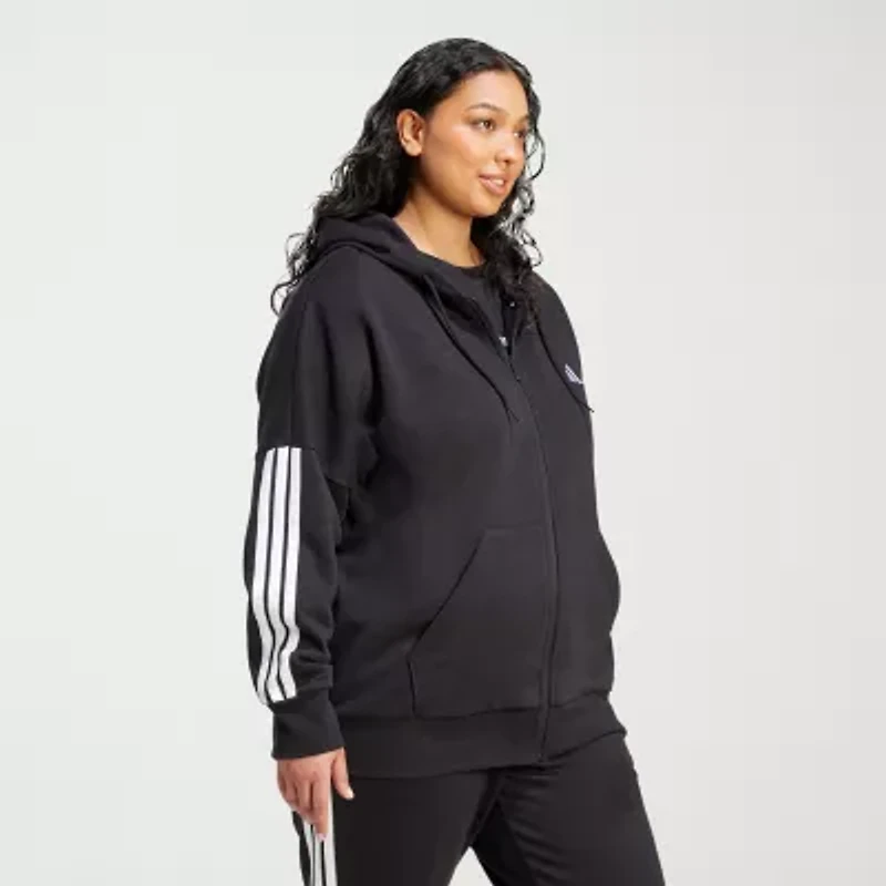 adidas Womens Long Sleeve Fleece Active Plus Hoodie