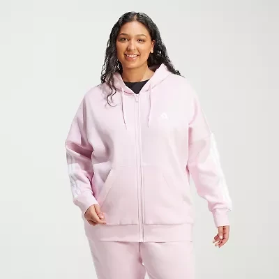 adidas Womens Long Sleeve Fleece Active Hoodie