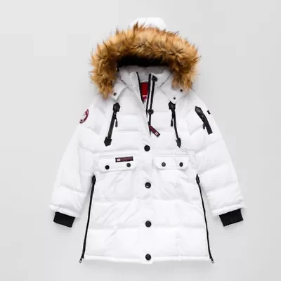 Canada Weather Gear Big Kid Girls Water Resistant Heavyweight Puffer Jacket
